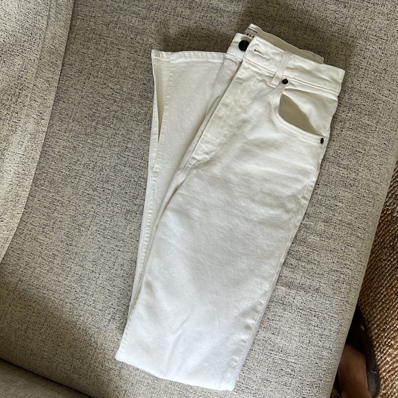 SLVRLAKE Denim Beatnik Slim Straight Split Hem Jeans - Picture 7 of 15